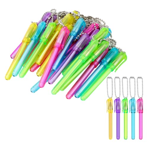 Mini porte-clés stylo à bille de poche pour bloc-notes 25 pcs