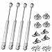Hidraulico Amortiguador de Gas, JESSTOLO 4PCS Hidráulico Muebles Cocina Amortiguador Puertas Elevables Pistones a Gas Armarios Para Puertas Elevables de Mueble Cocina Baño Gris(40N / 4kg)