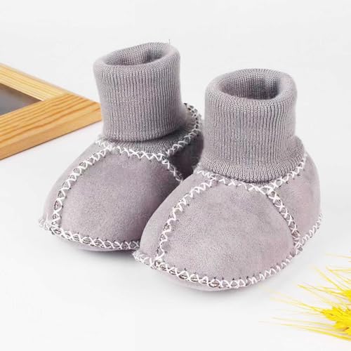 Warm Fur Baby Sock Shoes Multiple Colors Baby Girls Toddler Winter Warm Shoes Plush Shoes for Newborn Infant Toddler2