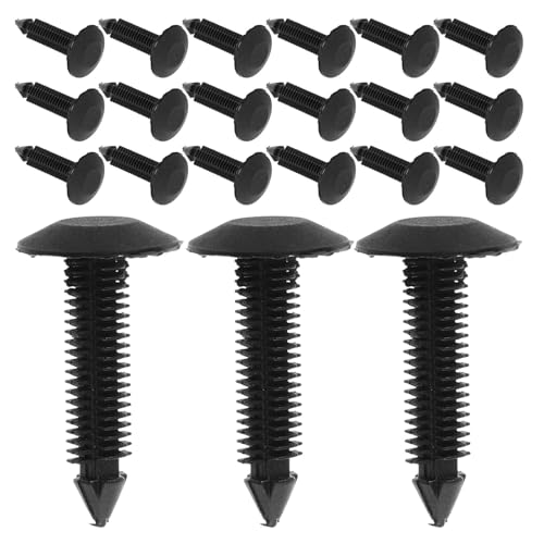 Clips de plástico negro para panel de puerta y revestimiento con ajuste perfecto