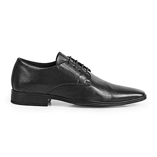 Sapato Masculino Social Em Couro Day By Day One (42, Preto)