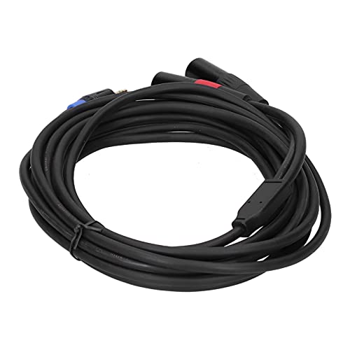Câble 3,5 mm mâle 2 XLR mâle contre les grésillements audio Zerodis