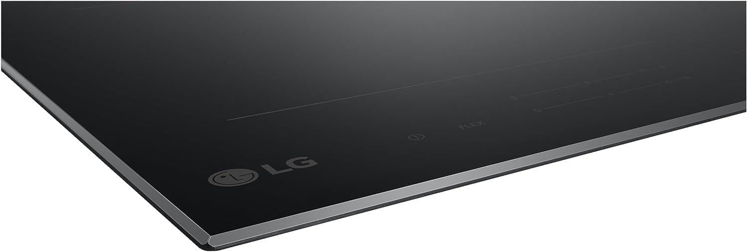LG Płyta indukcyjna CBIZ2435B 60 cm, moc od 2,5 do 7,4 kW, 4 strefy całkowite, 1 strefa Flex, 15 poziomów mocy + doładowania, niezależne sterowanie dotykowe, Wi-Fi, szkło ceramiczne SCHOTT, kolor