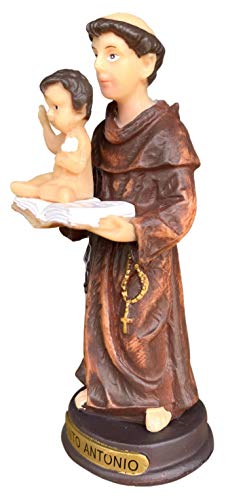 Set de 12 piezas estatua de Santo Antonio 3 pulgadas miniatura 3