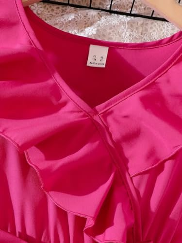 Image of PINK WINGS Girls Knee Length Cotton Dress