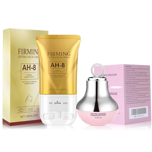 Botanikind AH-8 Neck-Eye Care Tightening & Revitalizing Set -Smooth of Fine Lines Eye & Neck Treatment Skin Moisturizer Deep Moisturizing Skincare All Skin Types Gift for Woman