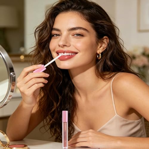 Pintalabios con purpurina hidratante que elimina la sequedad labial 3
