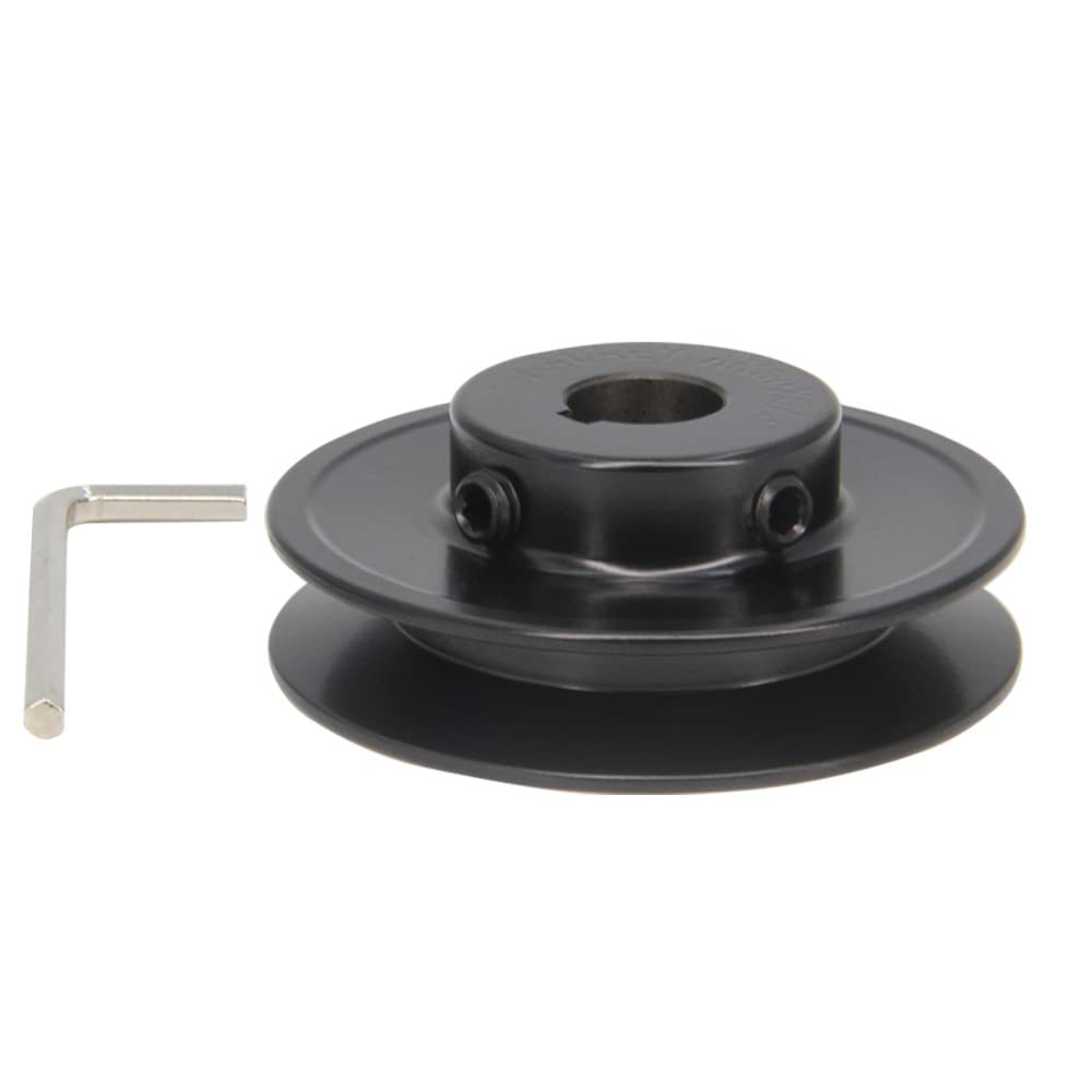 AK20-1/2" Bored Single Groove Web Sheaves 2.0" OD 1/2"Bore V-Belt Sheave Cast Iron Belt Pulley for V-Belt(AK20-1/2", Single Groove) — Amazon image 13
