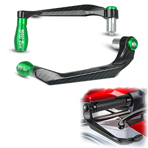 Protège-mains moto vert XV 950 évite la casse des leviers d'embrayage et frein