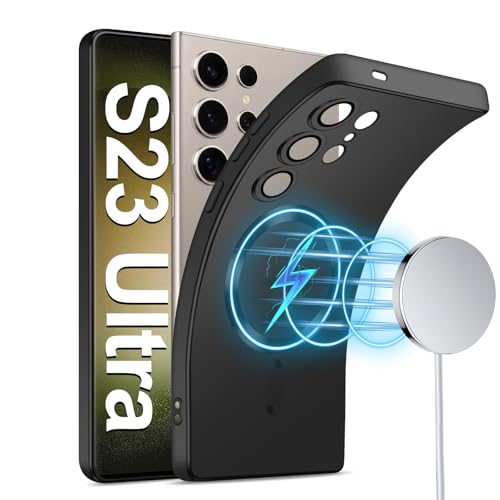 Coque antichoc S23 Ultra magnétique pour éviter les rayures de l'appareil photo