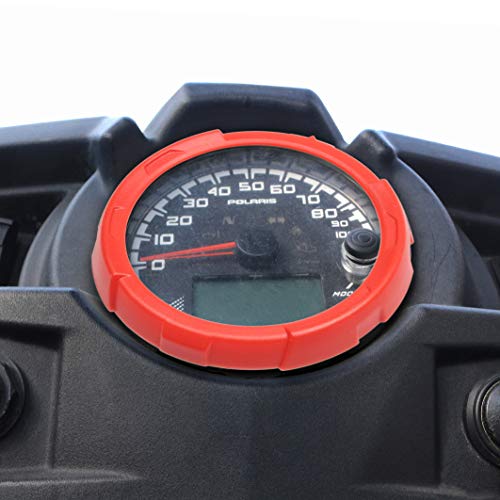 Red Speedometer Cover Speedometer Bezel Compatible With Polaris Rzr 1000 900 1Pc #TOP1