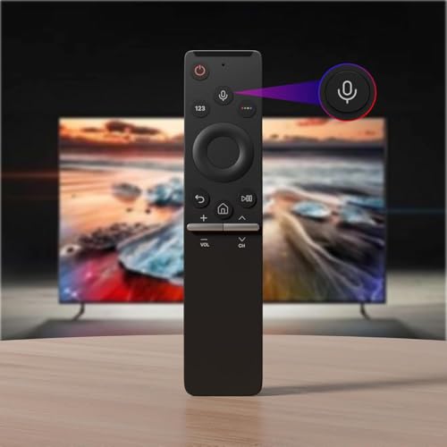 Image of BLACKSHEEP Bluetooth Voice Command Remote Compatible with Samsung Smart 4K Tv Remote Control of Original BN59-01312F with Samsung Ultra Curved TV Remote Control, LED Android UHD OLED QLED