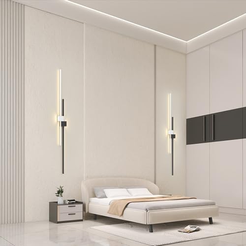 Iluminación de Pared Interior Moderno y Tiras Largas de Luces de Pared para Dormitorio 4