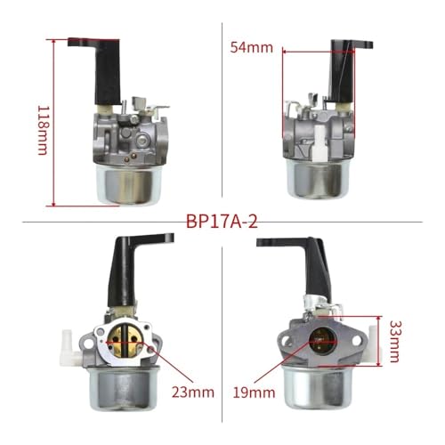 Carburador 696065 para motor cultivador 697422, 110412 y 215369 con juntas 2