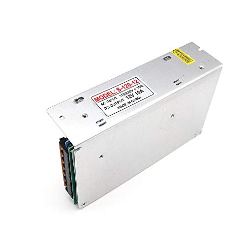 DollaTek 110V 230V AC a DC 12V 120W 10A Fuente de alimentación de Modo de Interruptor Cerrado de Voltaje Universal para cámara DCTV/Sistema de Seguridad/Tira de luz LED/Radio - imagen 6