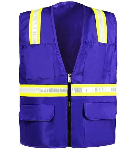 Safety Depot 8038A-Prp Purple Safety Vest (Small) #TOP11