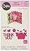 Sizzix 661128 Thank You 3-D Drop-Ins Sentiment Thinlits Die Set by Stephanie Barnard (9 Pack)