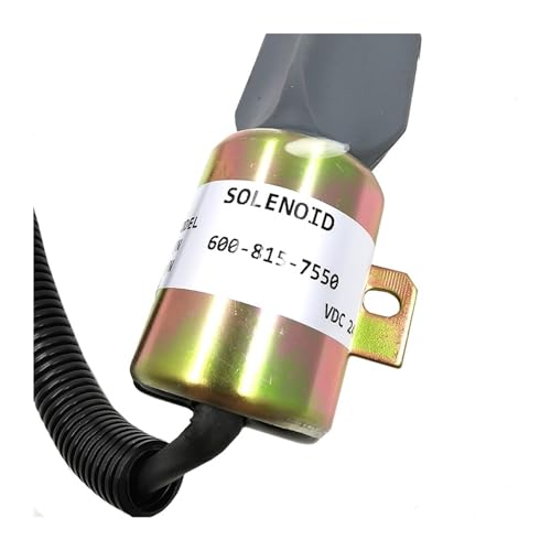 Électrovanne Komatsu haute résistance thermique 24V pour pelleteuse PC75UU