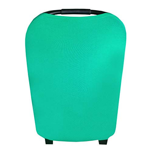 Image of Copper Pearl Nursing Cover for Breastfeeding - Multi-Use Baby Car Seat Cover, Stroller Cover & Breast Feeding Cover Up for Women, Stretchy Breathable High Quality Cover for Boy or Girl, Spout