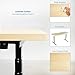 VIVO Light Wood 43 x 24 inch Universal Solid One-Piece Table Top for Standard and Sit to Stand Height Adjustable Home and Office Desk Frames, DESK-TOP43C