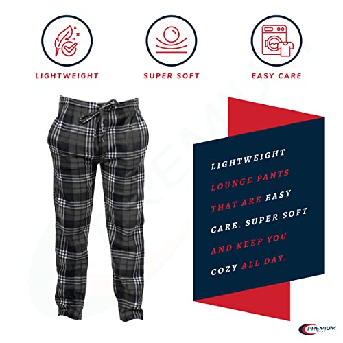 Premium Wear Men's Lounge Pants Fleece Pajamas with Pockets2