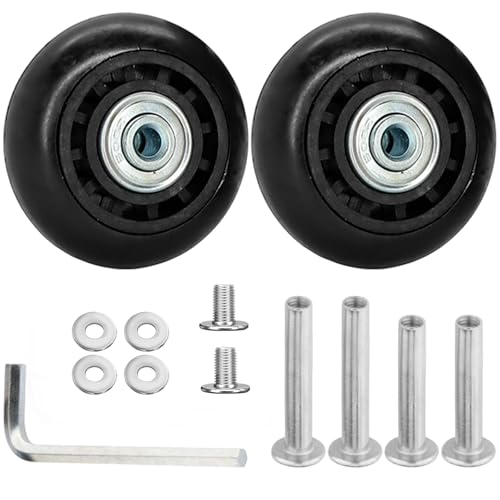 Wheels Replacement, 2pcs Universal Smooth Swivel Caster Whee