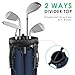 Findway Golf Stand Bag, Small Golf Bag for The Driving Range, Par 3 and Executive Courses, Lightweight Golf Club Carry Bag with Ball Holder and Pockets for Men Women