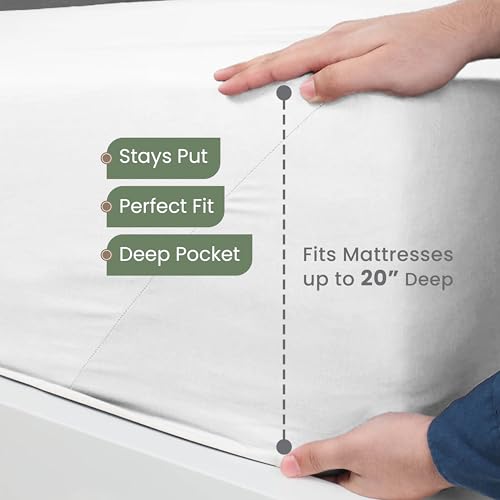 Image of EcoPure King Size Sheet Set, White