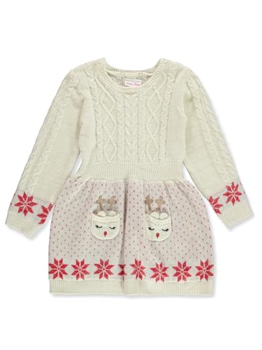 Little Lass Girls' 3-Piece Reindeer Leggings Set Outfit2