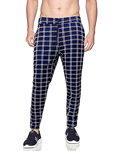 Image of AVOLT Men Slim Fit Lycra Blend Track Pants