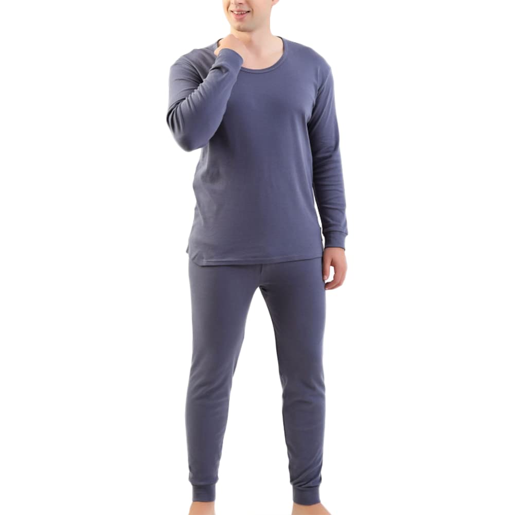 Men's Thermal Underwear Set Warm with Inner Fleece 3XL-9XL