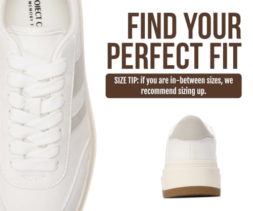 Image of Project Cloud Platform Sneakers for Women - Lightweight Memory Foam Insole Womens Sneakers - Non-Slip Fashion Sneakers for Women Footwear - Women's Fashion Platform Shoes (Nita)