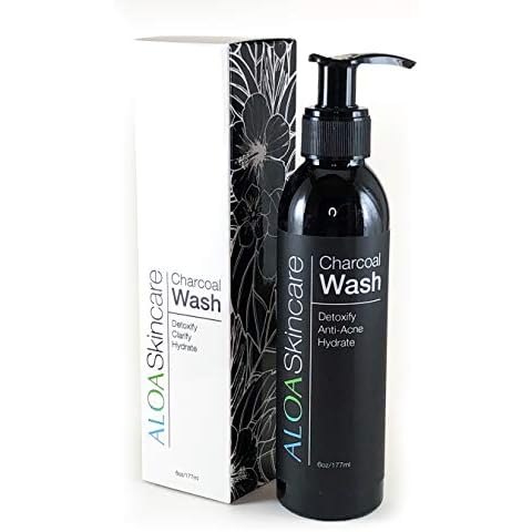 ALOA Skincare Detoxifying Activated Charcoal Face Wash with Vitamin C & Green Tea Cover