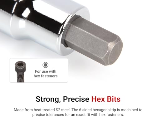 TEKTON 1/2 Inch Drive x 8 mm Hex Bit Socket | SHB23208 by TEKTON - Image 2