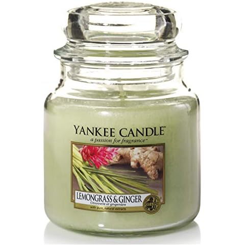 Yankee Candle Lemongrass and Ginger Medium Jar Cover