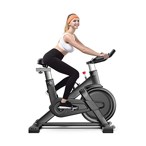 Image of Exercise Bike Intelligent Bike Smart Ultra-Quiet Running Sports Pedal Bicycle /Aerobic Training (Black)