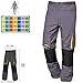 Wolfpack 15017090 - Pantalon de trabajo Gris/Amarillo, Talla 42/44 M