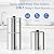 ICEPURE 2.25G Gravity-fed Water Filter System, 304 Stainless Steel Countertop System with Metal Faucet, 2 Black Carbon Filters, Reduce 99% Chlorine, Lead for Home, Camping, Travel, Emergencies