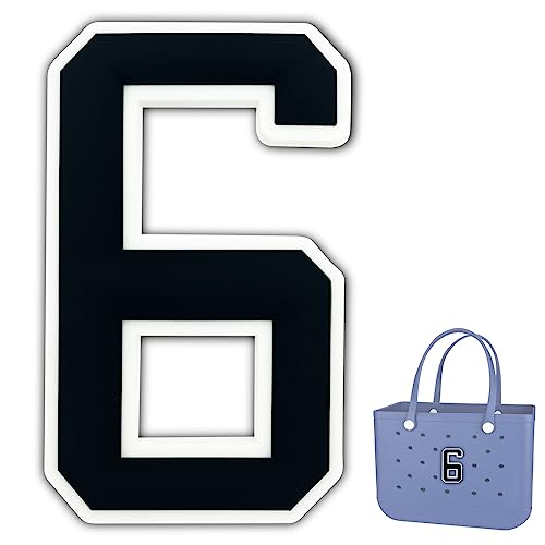 TOYORK Charms Accessories for Bogg Bag Decorative Big Number Inserts