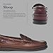 Sebago Sloop Waterproof Boat Shoes - Full-Grain Leather Loafer-Style Moccasins with Snug Leather Sock Lining and Non-Marking, Non-Slip Rubber Outsoles, Brown-Gum - 9.5 Regular