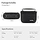 SMALLRIG Mini Camera Tasche Bag Protective Carrying Case, kleine Kamera Schutztasche, Nylon Handtaschen Storage Box mit atmungsaktivem Mesh, Doppelreißverschluss Design (16 x 12cm) - 3704