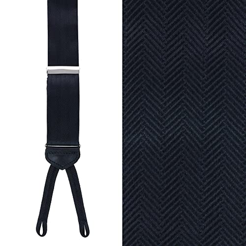 Image of Trafalgar Classic Herringbone Formal End Silk Braces
