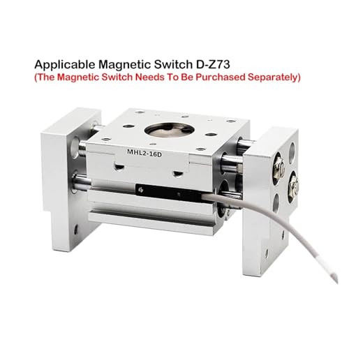 Cylindre parallèle pneumatique MHL2-16D type large double effet - 7