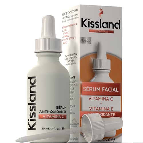 Serum Facial Antioxidante Con Vitamina C y Vitamina E 30ml - Serum Facial Mujer Antienvejecimiento, Antiarrugas, Antimanchas - Hidratante Facial para la Cara