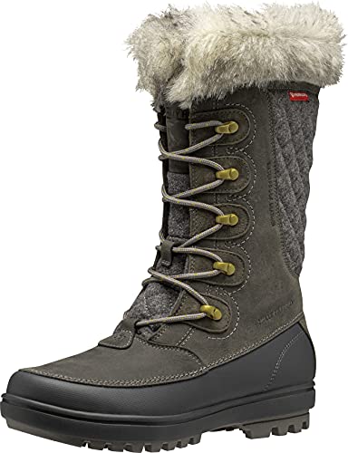 Image of Helly Hansen Womens Garibaldi VL Insulated Winter Boots | Insulated Waterproof Nubuck Leather, Faux Fur Lined, Eco Ortholite Comfort Footbed, Max-Grip Outsole