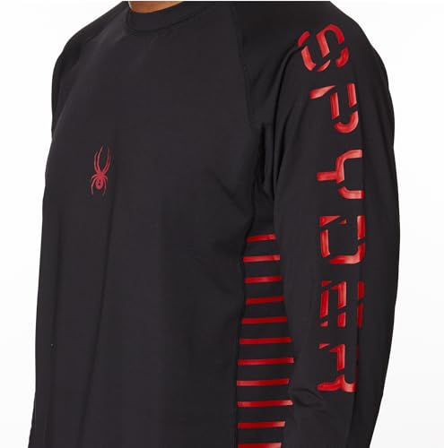 Spyder Men's Heather Long Sleeve Rashguard – UPF+, Quick-Dry, Swim Shirt, Surfing, Hiking4