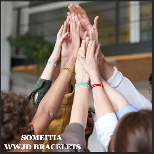 15Pcs WWJD Webbing Bracelets for Women Men Adjustable Woven Wristbands Pack What Would Jesus Do Bracelet Inspiration Church Religious Christian Gifts for Fundraisers4