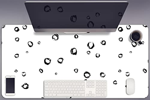 Desk Mat imperméable et antidérapant avec bords arrondis pour bureau