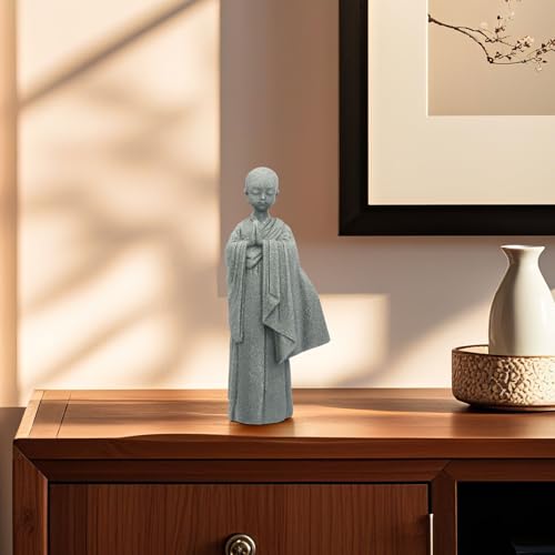 Estatua Buda de Piedra Meditación 5.3 Pulgadas miniatura 4