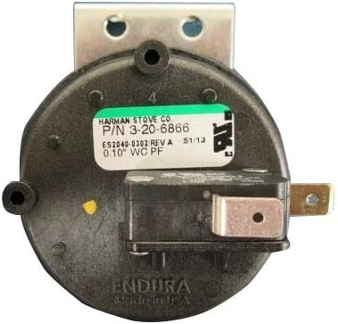 OEM - HHT Harman & Heatilator Eco-Choice Differential Pressure Switch (3-20-6866) - Original OEM Part